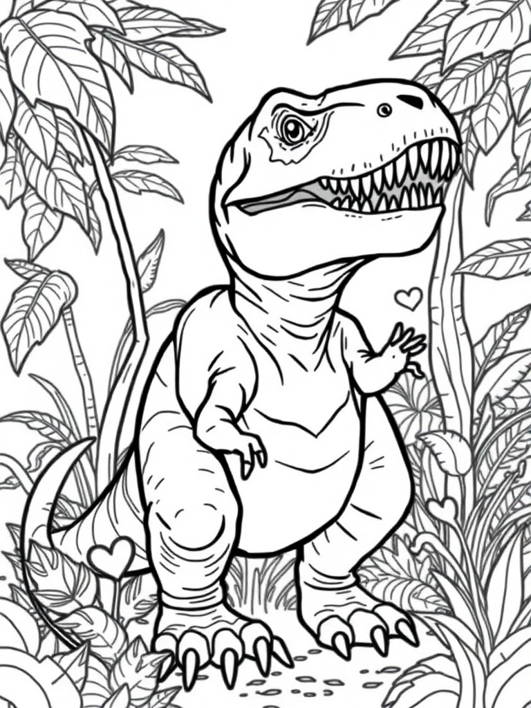 T-rex in the Jungle