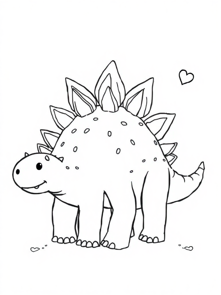 Cute Stegosaurus 