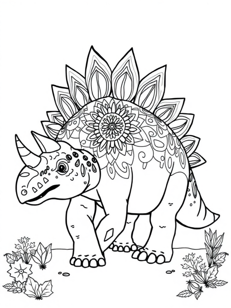 Stegosaurus jurassic background