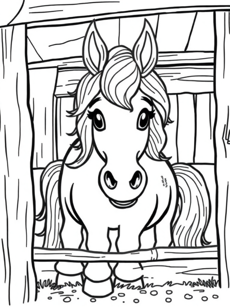 Pony in the Stable