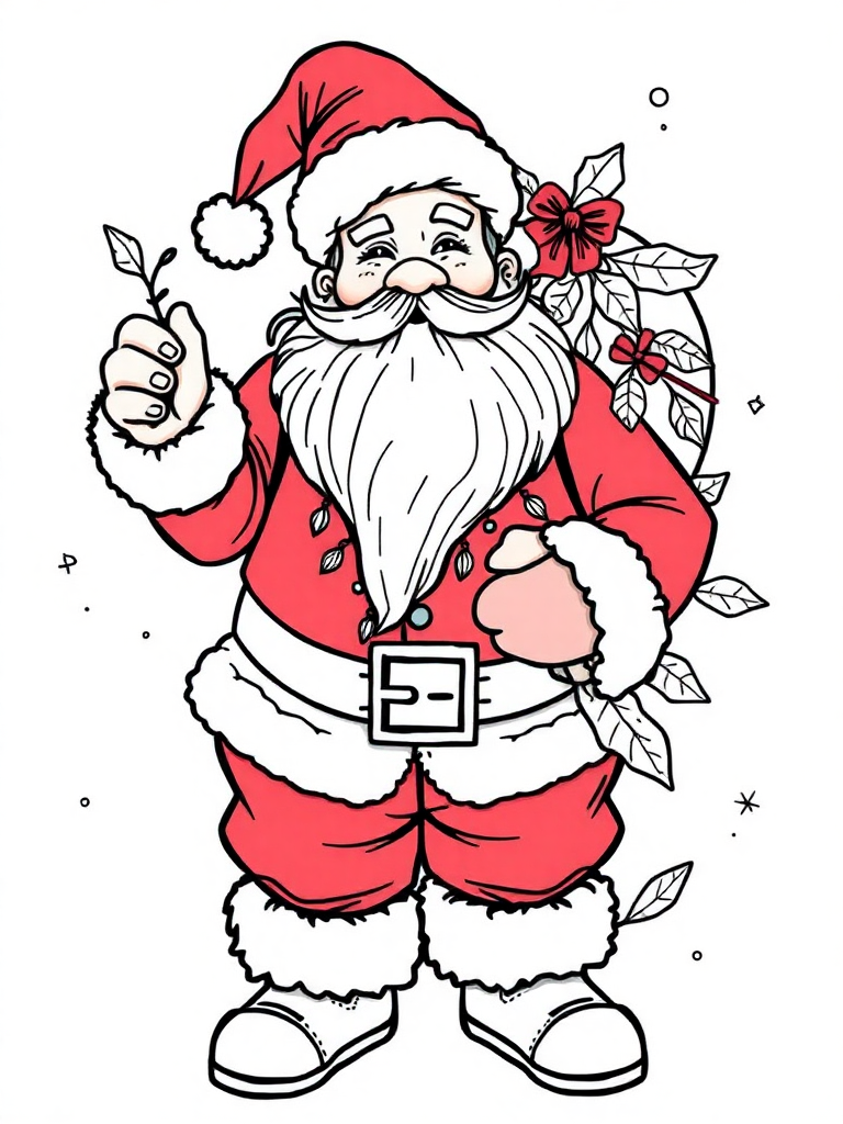 Merry Christmas with Santa Claus