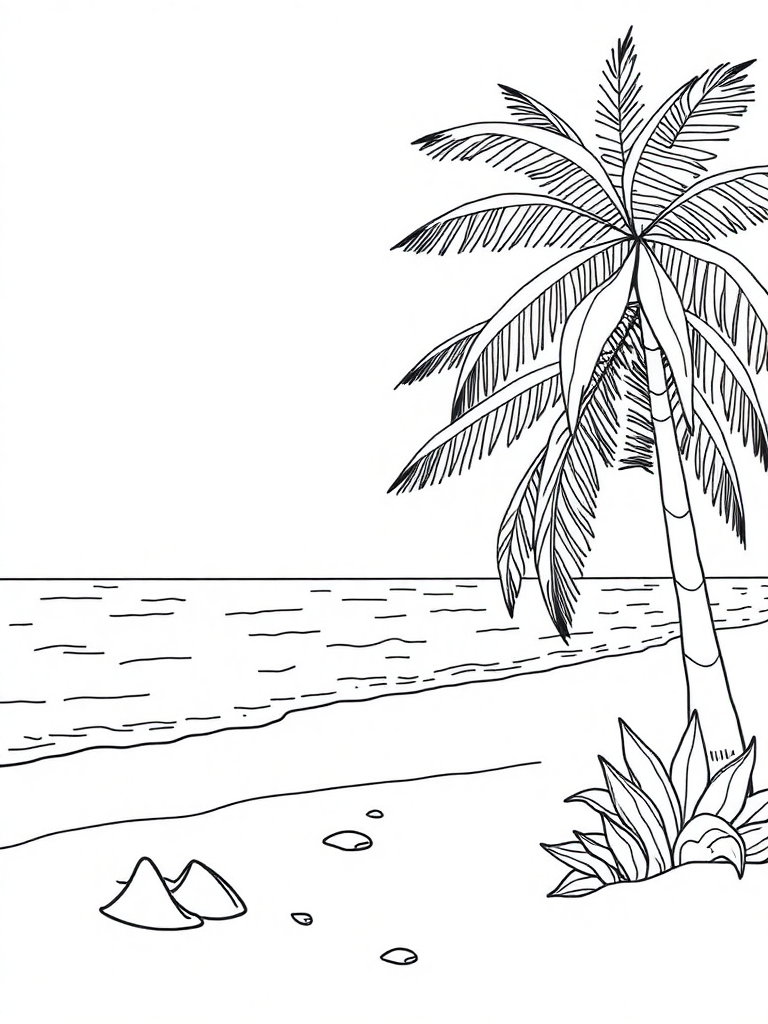 Summer vibe on the beach