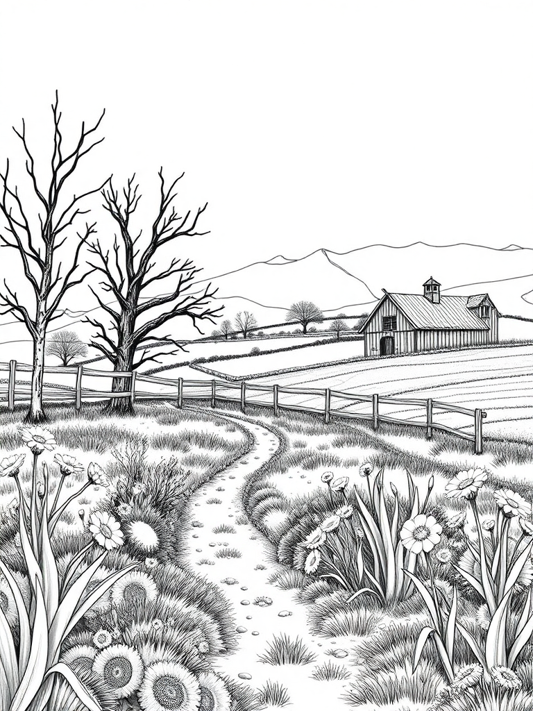 Spring with the Ranch Landscape