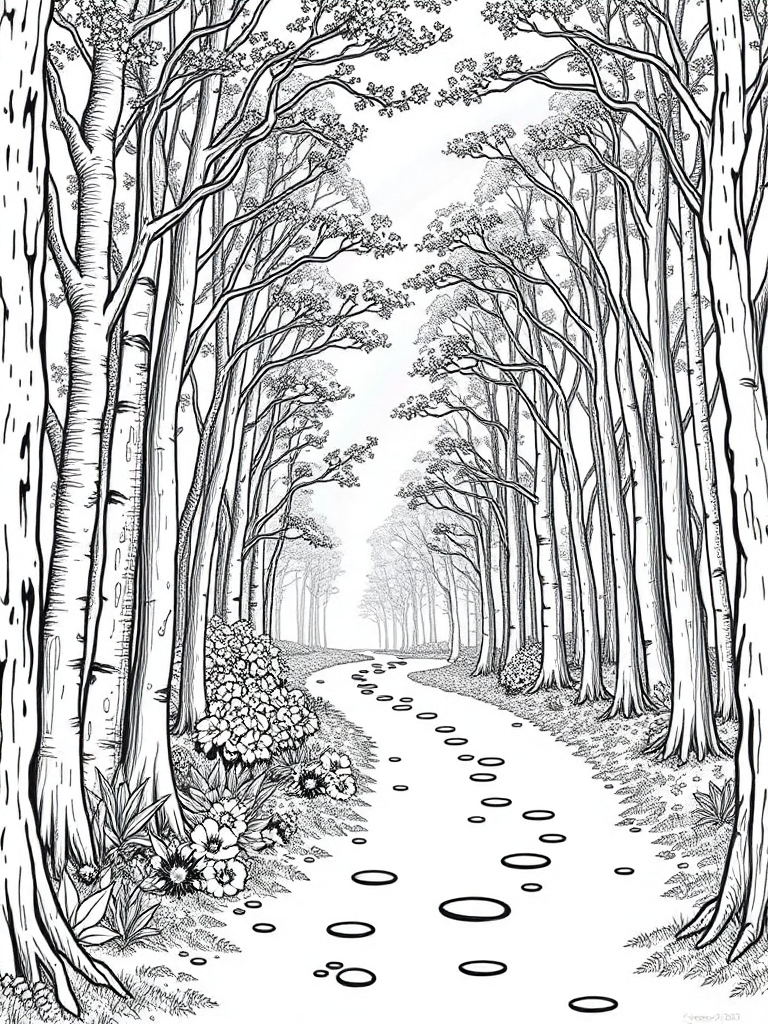 Royal Uniron Walk under the Rainbow in the Woods